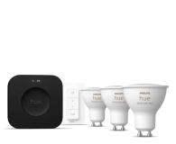 Philips Hue zestaw startowy: 3 żarówki GU10 White Color Ambiance + regul - 1490242 - zdjęcie 2